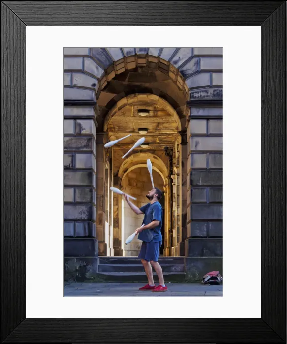 Framed Print : UK, Scotland, Lothian, Edinburgh, Old Town, The Royal Mile, High Street, Fringe Festival Framed Print : UK, Scotland, Lothian, Edinburgh, Old Town, The Royal Mile, High Street, Fringe Festival