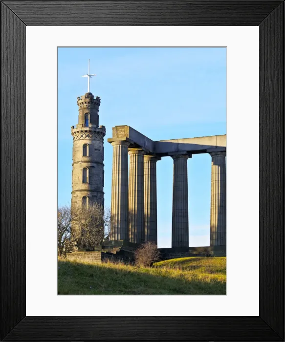 Framed Print : UK, Scotland, Lothian, Edinburgh, Calton Hill, View of the Nelson Monument Framed Print : UK, Scotland, Lothian, Edinburgh, Calton Hill, View of the Nelson Monument
