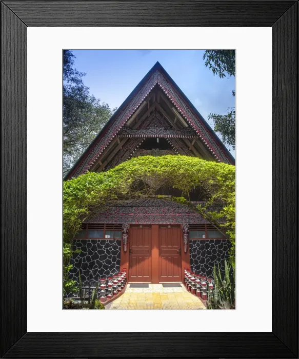 Framed Print : Indonesia, Sumatra, Samosir Island, Tuk Tuk, Lake Toba, Carolina Cottages Framed Print : Indonesia, Sumatra, Samosir Island, Tuk Tuk, Lake Toba, Carolina Cottages