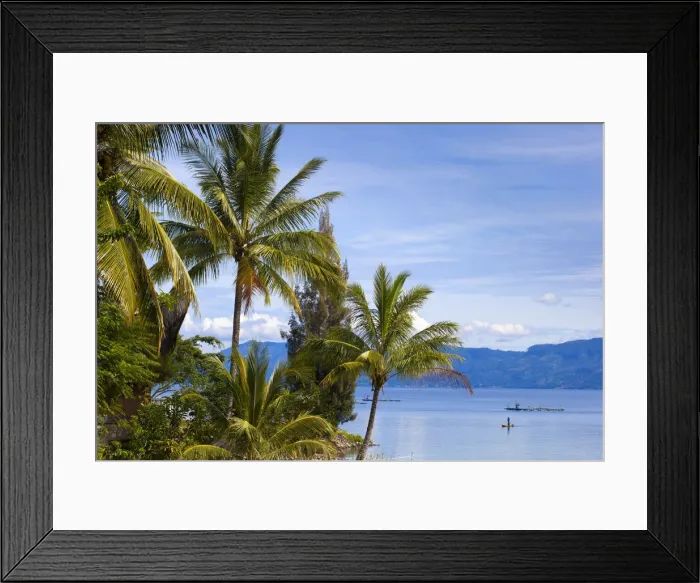 Framed Print : Indonesia, Sumatra, Samosir Island, Ambarita, Lake Toba Framed Print : Indonesia, Sumatra, Samosir Island, Ambarita, Lake Toba