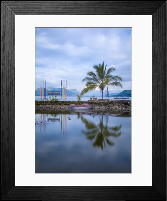 Framed Print : Indonesia, Sumatra, Samosir Island, Tuk Tuk, Lake Toba Framed Print : Indonesia, Sumatra, Samosir Island, Tuk Tuk, Lake Toba