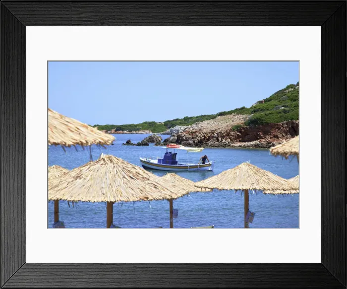 Framed Print : Fisherman at Bali Beach, Crete, Greek Islands, Greece, Europe Framed Print : Fisherman at Bali Beach, Crete, Greek Islands, Greece, Europe