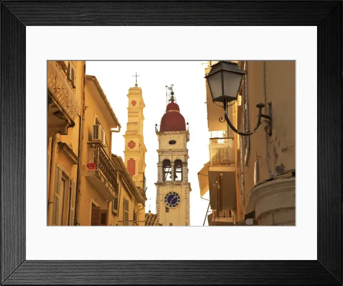 Framed Print : Saint Spyridon Church, Corfu Old Town, Corfu, The Ionian Islands, Greek Islands, Greece
