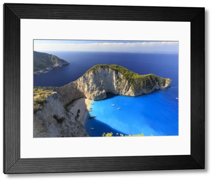 Framed Print : Greece, Ionian Islands, Zakynthos, Navagio (shipwreck) beach Framed Print : Greece, Ionian Islands, Zakynthos, Navagio (shipwreck) beach