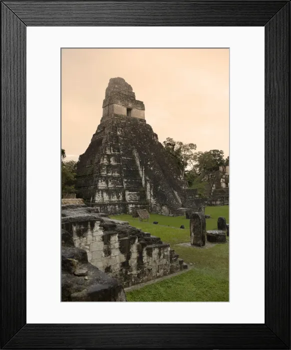 Framed Print : Tikal Pyramid ruins (UNESCO site), Guatemala Framed Print : Tikal Pyramid ruins (UNESCO site), Guatemala