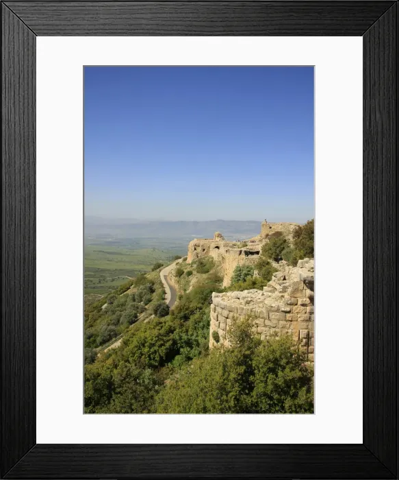 Framed Print : Golan Heights, Nimrod Fortress on the slopes of Mount Hermon, above the Banias spring Framed Print : Golan Heights, Nimrod Fortress on the slopes of Mount Hermon, above the Banias spring