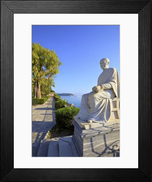 Framed Print : The Church Of Virgin Mary Mandrakina and Statue of Frederick North, 5th Earl of Guilford Framed Print : The Church Of Virgin Mary Mandrakina and Statue of Frederick North, 5th Earl of Guilford