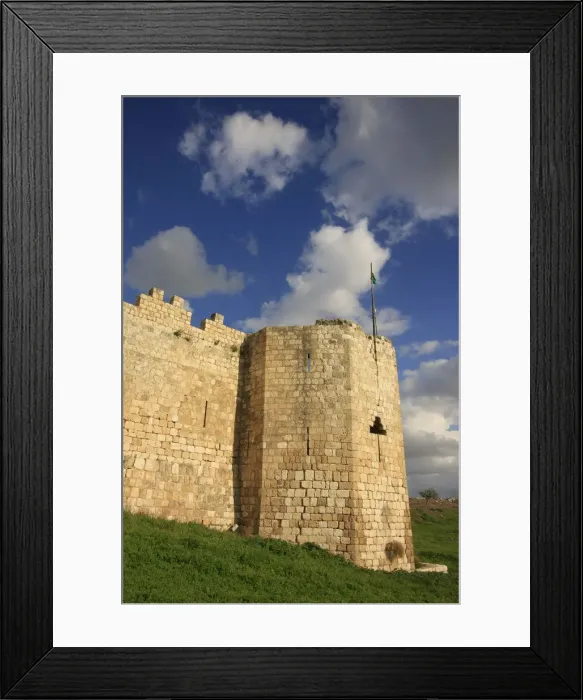 Framed Print : Israel, Sharon region. Ottoman fortress Binar Bashi was built in 1571 on Tel Afek Framed Print : Israel, Sharon region. Ottoman fortress Binar Bashi was built in 1571 on Tel Afek