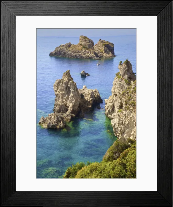Framed Print : Palaiokastritsa, Corfu, The Ionian Islands, Greek Islands, Greece, Europe Framed Print : Palaiokastritsa, Corfu, The Ionian Islands, Greek Islands, Greece, Europe