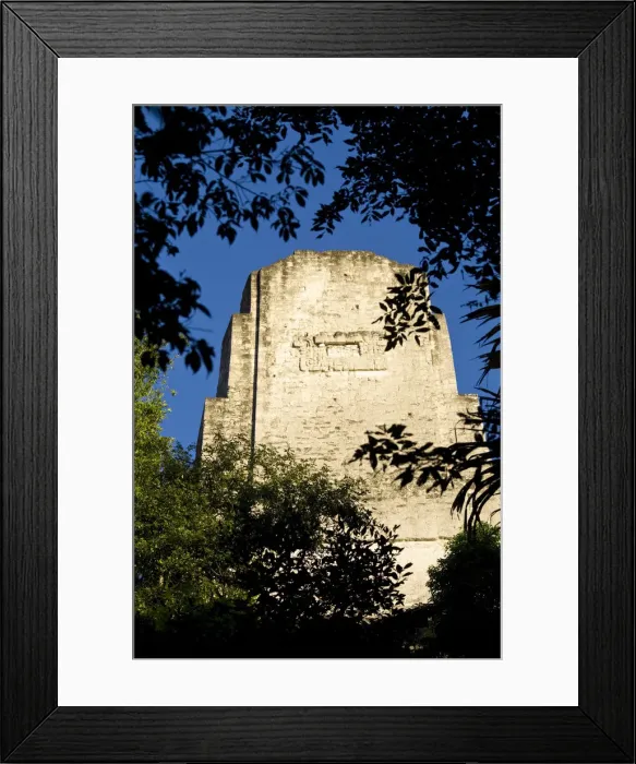 Framed Print : Guatemala, El Peten, Tikal, Temple 111