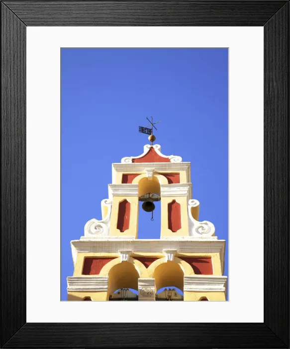 Framed Print : Bell Tower, Corfu Old Town, Corfu, The Ionian Islands, Greek Islands, Greece, Europe Framed Print : Bell Tower, Corfu Old Town, Corfu, The Ionian Islands, Greek Islands, Greece, Europe