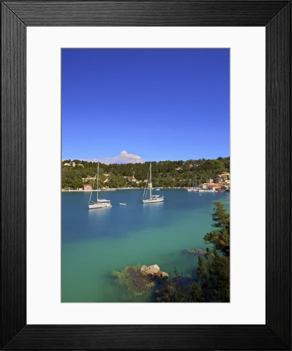Framed Print : Harbour At Lakka, Paxos, The Ionian Islands, Greek Islands, Greece, Europe Framed Print : Harbour At Lakka, Paxos, The Ionian Islands, Greek Islands, Greece, Europe