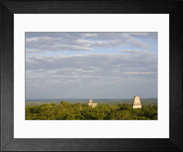 Framed Print : Guatemala, El Peten, Tikal, View from Temple 1V Framed Print : Guatemala, El Peten, Tikal, View from Temple 1V