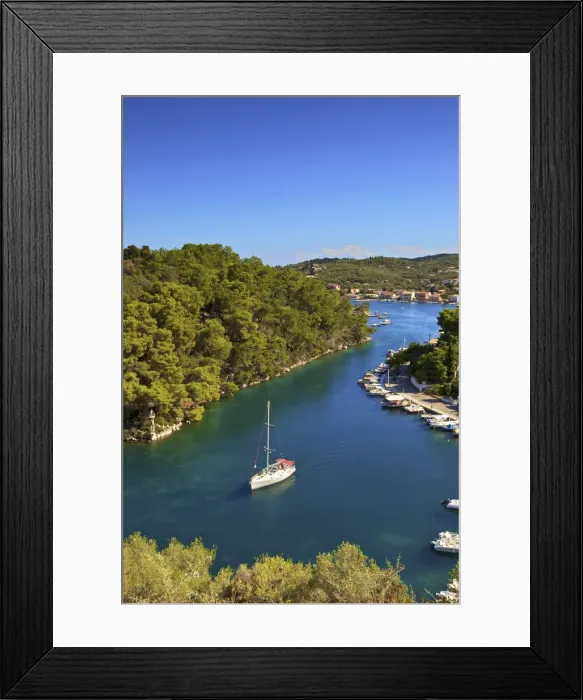 Framed Print : View Over Gaios Harbour, Paxos, The Ionian Islands, Greek Islands, Greece, Europe Framed Print : View Over Gaios Harbour, Paxos, The Ionian Islands, Greek Islands, Greece, Europe