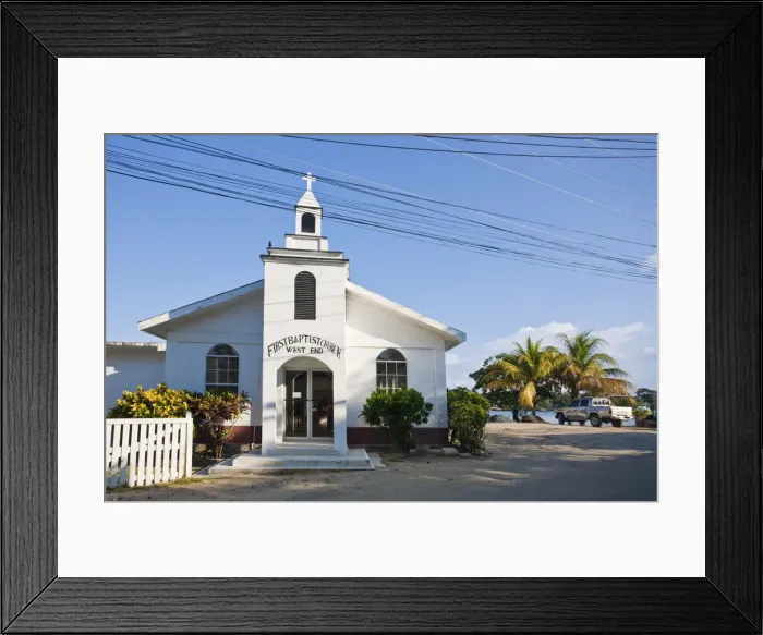 Framed Print : Honduras, Bay Islands, Roatan, West End Framed Print : Honduras, Bay Islands, Roatan, West End