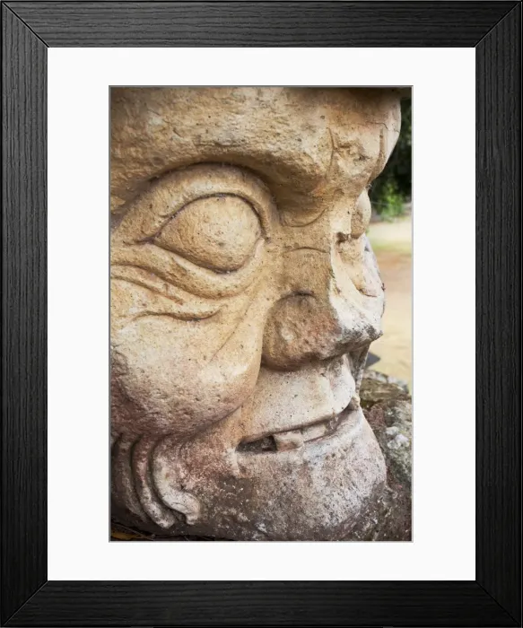 Framed Print : Honduras, Copan Ruinas, Copan Ruins, Cabeza, Old Mans head Framed Print : Honduras, Copan Ruinas, Copan Ruins, Cabeza, Old Mans head