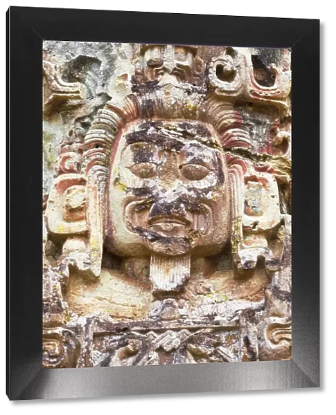 Honduras, Copan Ruinas, Copan Ruins, The Great Plaza, Stela