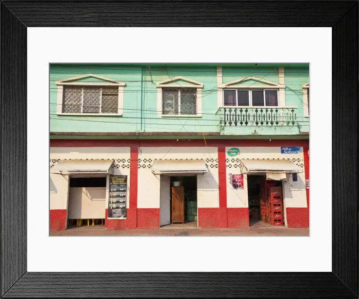 Framed Print : Honduras, Tela, Old town Framed Print : Honduras, Tela, Old town