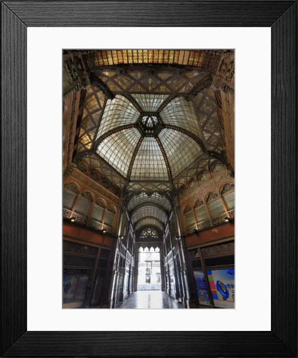 Framed Print : Hungary, Budapest, Parisi Udvar Arcade Framed Print : Hungary, Budapest, Parisi Udvar Arcade