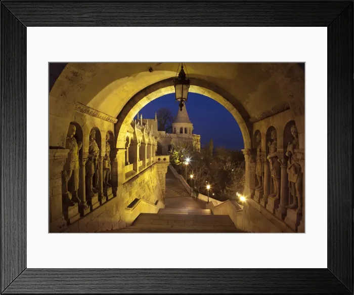 Framed Print : Fishermens Bastion, Castle District, Buda, Budapest, Hungary Framed Print : Fishermens Bastion, Castle District, Buda, Budapest, Hungary