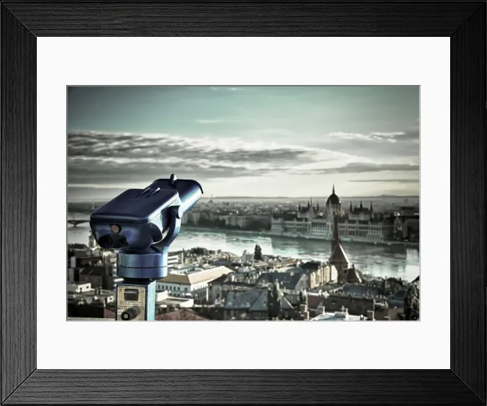 Framed Print : Hungary, Budapest, Fishermans Bastion