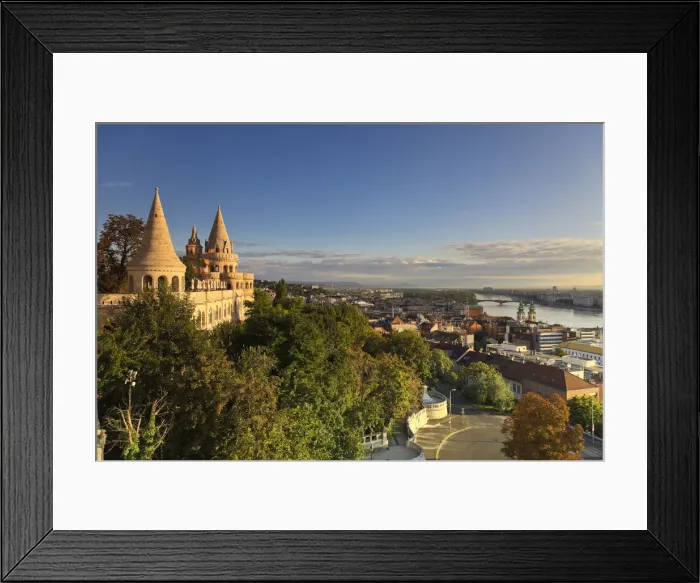 Framed Print : Hungary, Budapest, Fishermans Bastion Framed Print : Hungary, Budapest, Fishermans Bastion