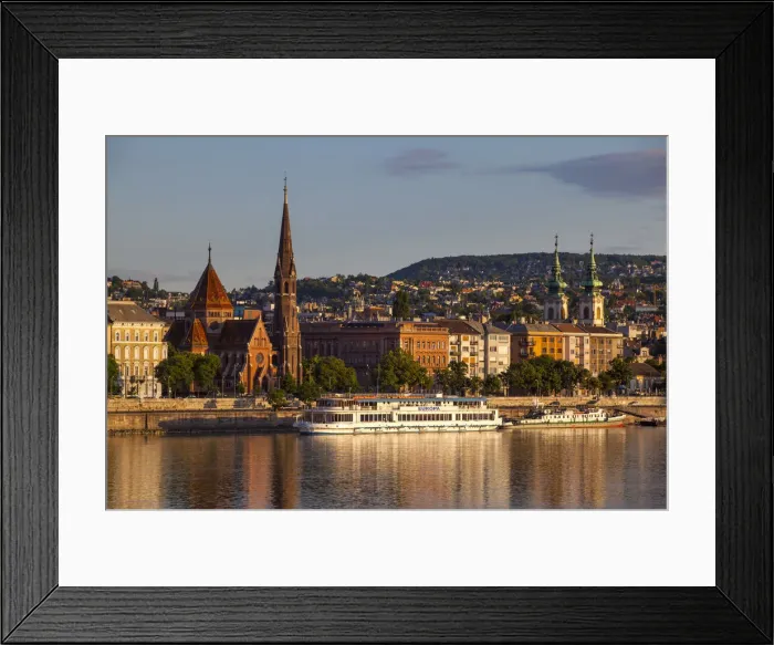 Framed Print : Capuchin Church and St Annes Church, Budapest, Hungary Framed Print : Capuchin Church and St Annes Church, Budapest, Hungary