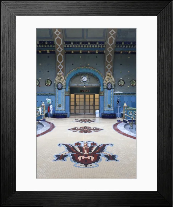 Framed Print : Hungary, Budapest, Gellert Baths & Spa, thermal area Framed Print : Hungary, Budapest, Gellert Baths & Spa, thermal area