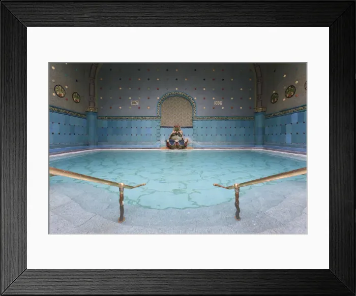 Framed Print : Hungary, Budapest, Gellert Baths & Spa, thermal area Framed Print : Hungary, Budapest, Gellert Baths & Spa, thermal area
