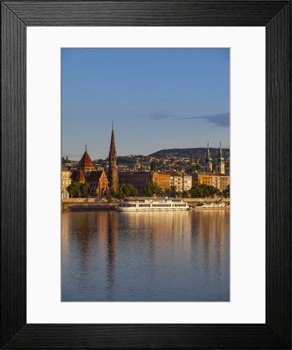 Framed Print : Capuchin Church and St Annes Church, Budapest, Hungary Framed Print : Capuchin Church and St Annes Church, Budapest, Hungary