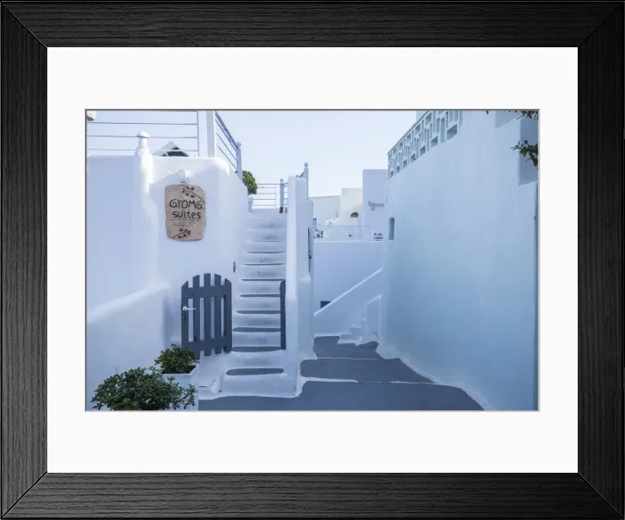 Framed Print : Fira, Santorini (Thira), Cyclades Islands, Greece Framed Print : Fira, Santorini (Thira), Cyclades Islands, Greece