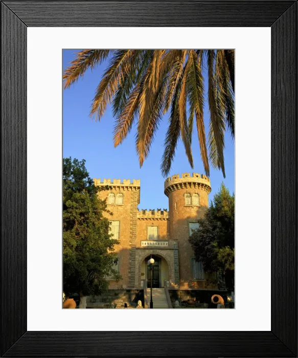 Framed Print : Historical And Folklore Museum Housed In Bellenis Castle, Leros, Dodecanese, Greek Framed Print : Historical And Folklore Museum Housed In Bellenis Castle, Leros, Dodecanese, Greek