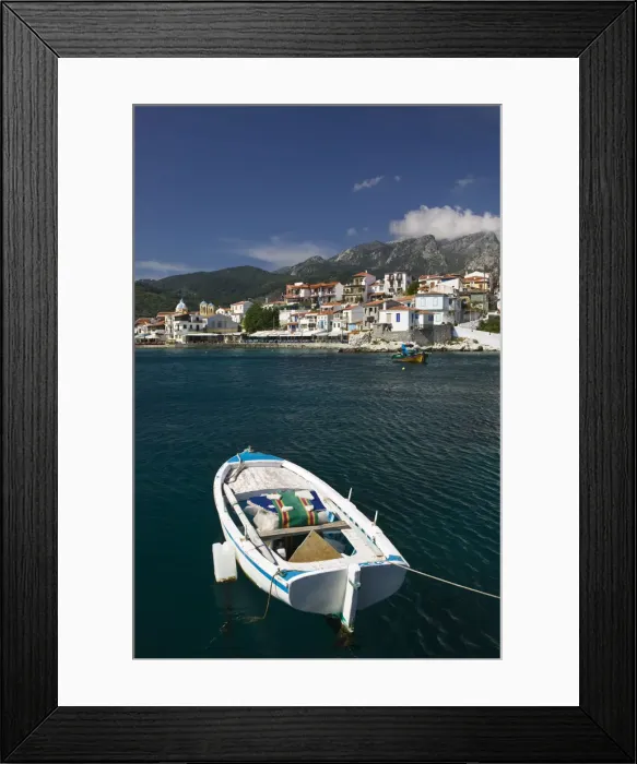 Framed Print : Greece, Northeastern Aegean Islands, Samos, Kokkari, Kokkari Waterfront Framed Print : Greece, Northeastern Aegean Islands, Samos, Kokkari, Kokkari Waterfront