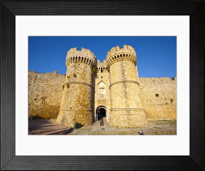 Framed Print : St. Catherines Gate, Rhodes Town, Rhodes, Greece Framed Print : St. Catherines Gate, Rhodes Town, Rhodes, Greece