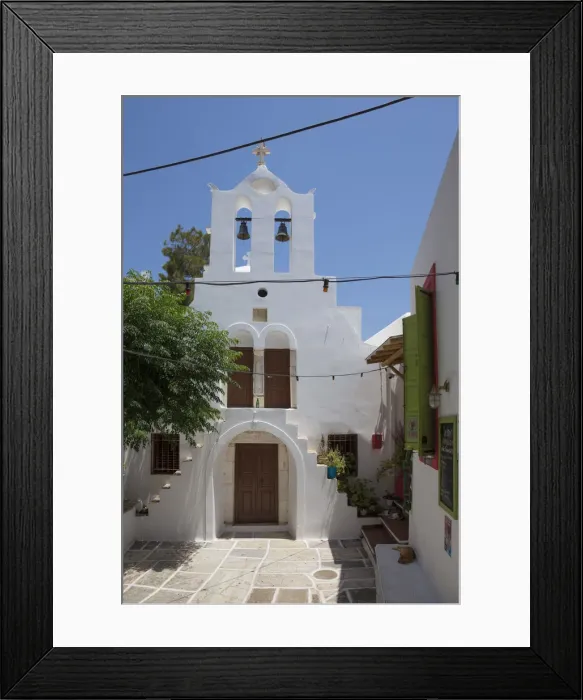 Framed Print : Greek Orthodox church, Ios town, Ios Island, Cyclades Islands, Greece Framed Print : Greek Orthodox church, Ios town, Ios Island, Cyclades Islands, Greece