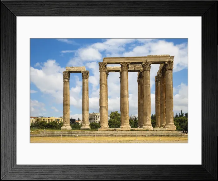 Framed Print : Greece, Attica, Athens, The Temple Of Zeus, also known as the Olympieion Framed Print : Greece, Attica, Athens, The Temple Of Zeus, also known as the Olympieion