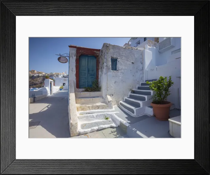 Framed Print : Fira, Santorini (Thira), Cyclades Islands, Greece Framed Print : Fira, Santorini (Thira), Cyclades Islands, Greece