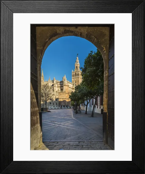Framed Print : Giralda bell tower, Cathedral, Seville, Andalusia, Spain Framed Print : Giralda bell tower, Cathedral, Seville, Andalusia, Spain