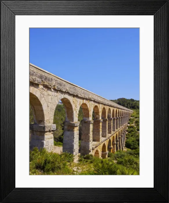 Framed Print : Spain, Catalonia, Tarragona, Les Ferreres Aqueduct Framed Print : Spain, Catalonia, Tarragona, Les Ferreres Aqueduct