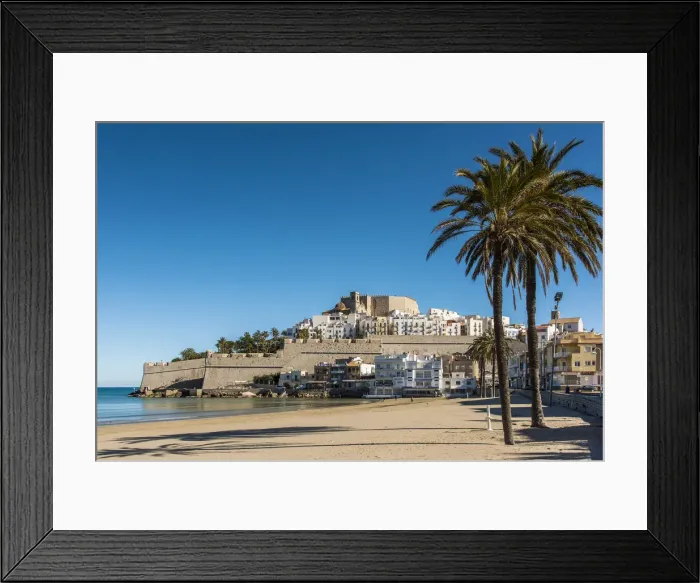 Framed Print : The fortified seaport of Peniscola, Comunidad Valenciana, Spain Framed Print : The fortified seaport of Peniscola, Comunidad Valenciana, Spain