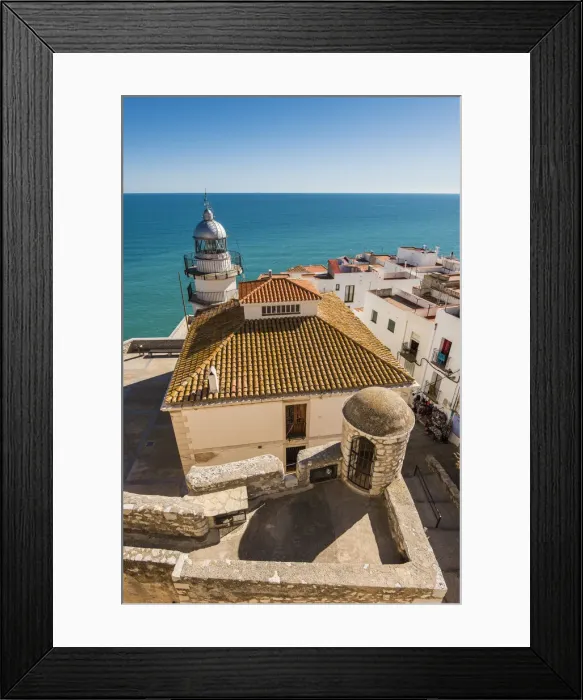 Framed Print : Lighthouse, Peniscola, Comunidad Valenciana, Spain Framed Print : Lighthouse, Peniscola, Comunidad Valenciana, Spain