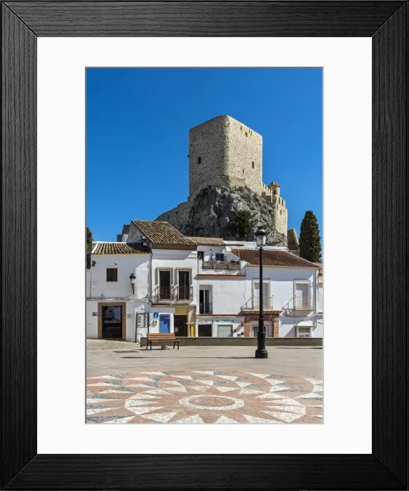 Framed Print : Castillo Arabe or Arab Castle, Olvera, Andalusia, Spain Framed Print : Castillo Arabe or Arab Castle, Olvera, Andalusia, Spain