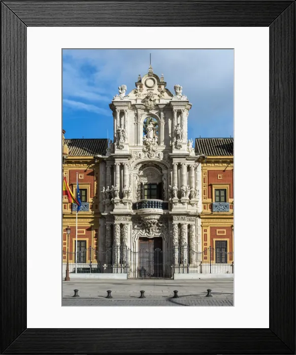 Framed Print : Palace of San Telmo, seat of the presidency of the Andalusian Autonomous Government Framed Print : Palace of San Telmo, seat of the presidency of the Andalusian Autonomous Government