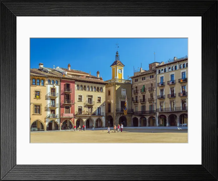 Framed Print : Placa Major, Vic, Catalonia, Spain Framed Print : Placa Major, Vic, Catalonia, Spain