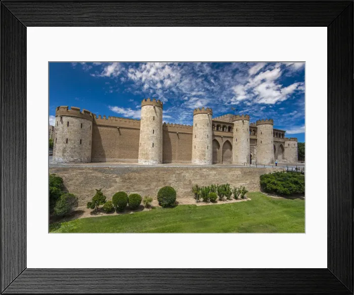 Framed Print : Aljaferia Palace, Zaragoza, Aragon, Spain Framed Print : Aljaferia Palace, Zaragoza, Aragon, Spain