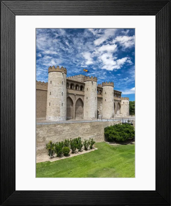 Framed Print : Aljaferia Palace, Zaragoza, Aragon, Spain Framed Print : Aljaferia Palace, Zaragoza, Aragon, Spain