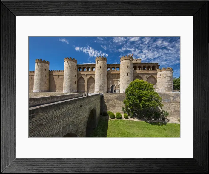 Framed Print : Aljaferia Palace, Zaragoza, Aragon, Spain Framed Print : Aljaferia Palace, Zaragoza, Aragon, Spain