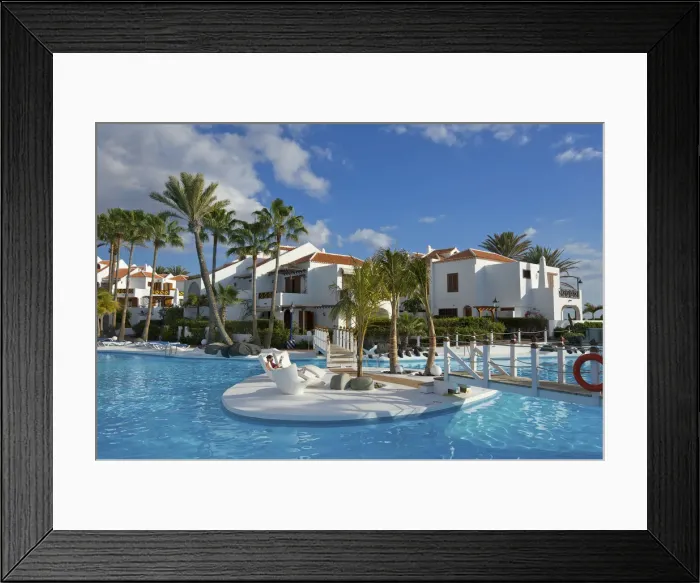 Framed Print : Hotel Parque Santiago in Los Christianos, Tenerife, Canary Islands, Spain Framed Print : Hotel Parque Santiago in Los Christianos, Tenerife, Canary Islands, Spain