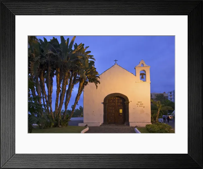 Framed Print : Chapel San Telmo, Puerto de la Cruz, Teneriffa, Kanarische Inseln, Spanien Framed Print : Chapel San Telmo, Puerto de la Cruz, Teneriffa, Kanarische Inseln, Spanien
