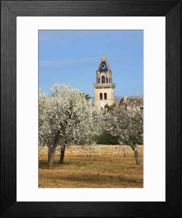 Framed Print : Church nearby Santa Maria del Cami, Cala Sa'Amonia, Majorca, Balearics, Spain Framed Print : Church nearby Santa Maria del Cami, Cala Sa'Amonia, Majorca, Balearics, Spain